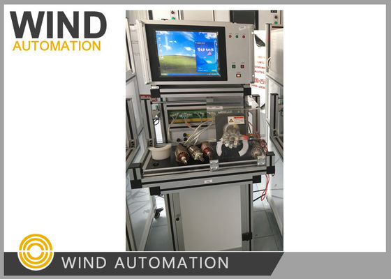 Chiny Dwuostacja AC Motor Winding Machine Rotor Analyzer Commutator Bar poniżej 96 dostawca
