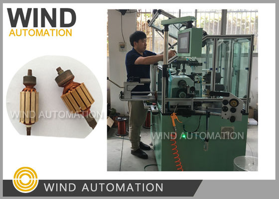 Chiny Komutator Armatura Dual Flyer Winding Machine / Automatyczna maszyna do zawijania cewki dostawca