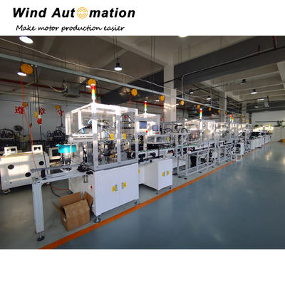 Chiny Silnik elektryczny Armatura Winding Machine Linia montażu rotora silnika prądu stałego dostawca