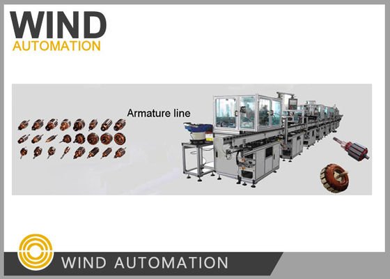 Chiny CE Armatura Winding Machine Dc Komutator Motor Całkowicie automatyczna linia produkcyjna dostawca