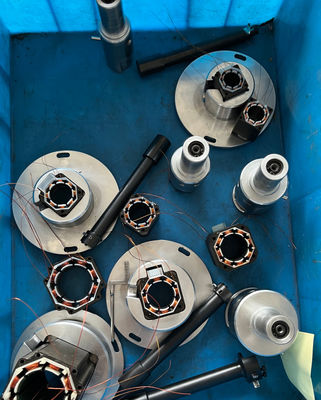 20, 28,35,42, 57 serii Stepping Motor Stator Winding Machine With Four Needles BLDC Winder dostawca