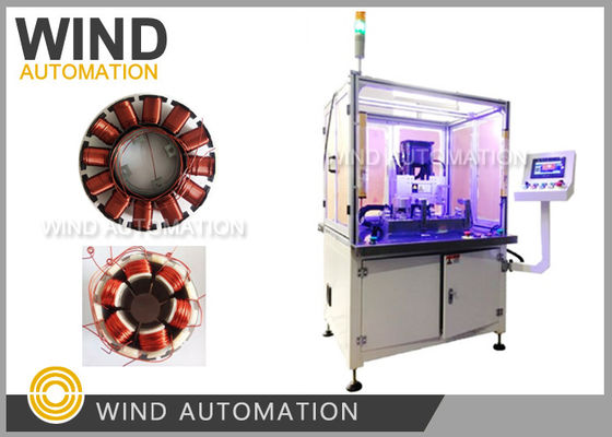 Inslot Outrunner Stator Winding Machine Czteroma osiami Servo Needle Winder 7kw Awg18 / Awg38 dostawca