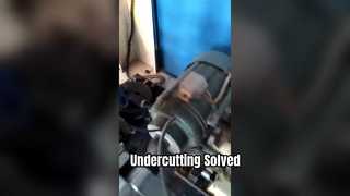 Podcięcie szczeliny komutatora